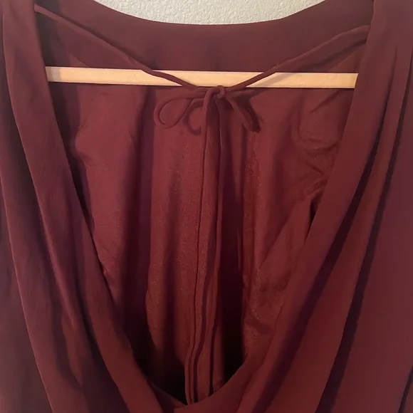 Dress the Population Burgundy Long Sleeve Dress - NWT - Picture 5 of 8